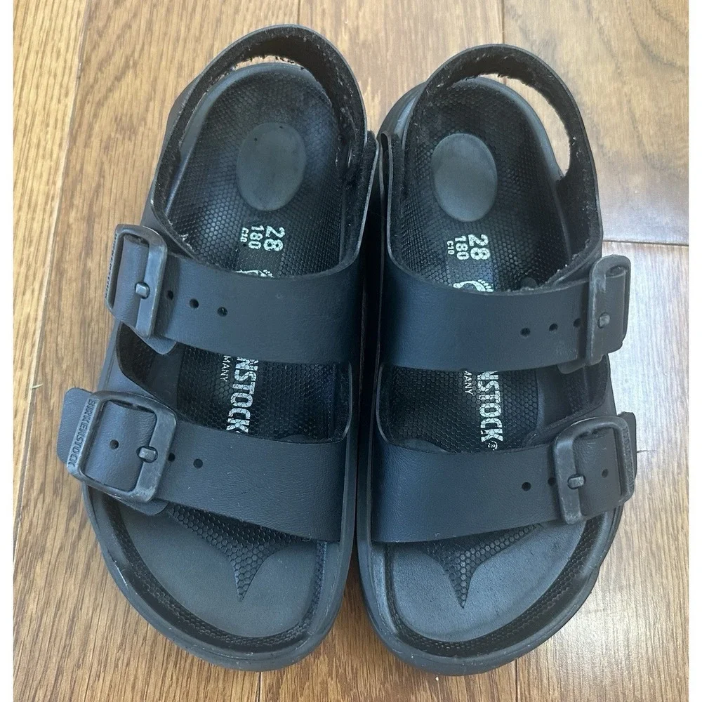 Birkenstock Arizona Eva Kids' Size 28 US 10-10.5 Sandals Black Waterproof